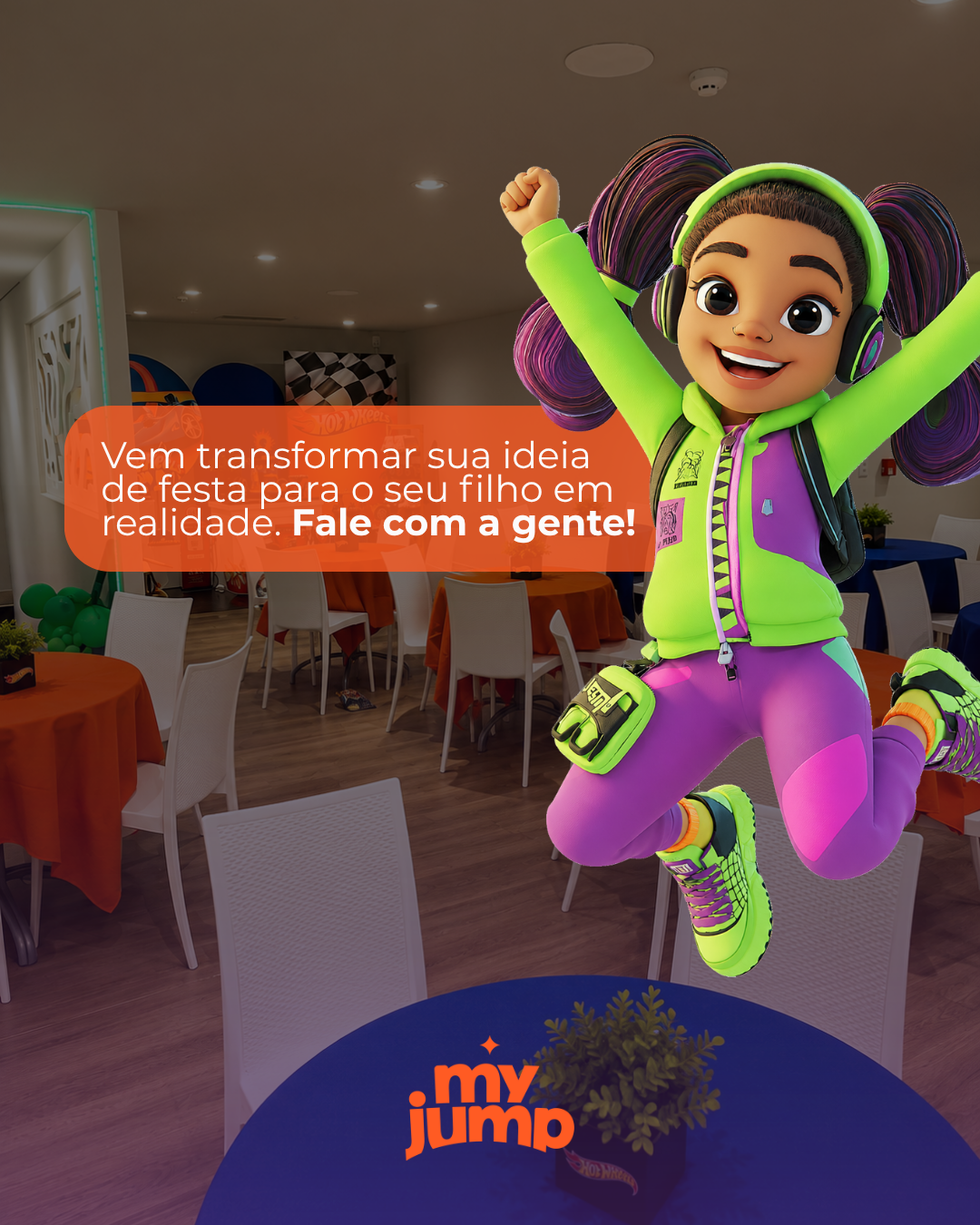 Vem transformar sua ideia de festa para o seu filho em realidade. Fale com a gente!